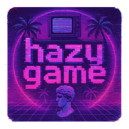 hazy game logo